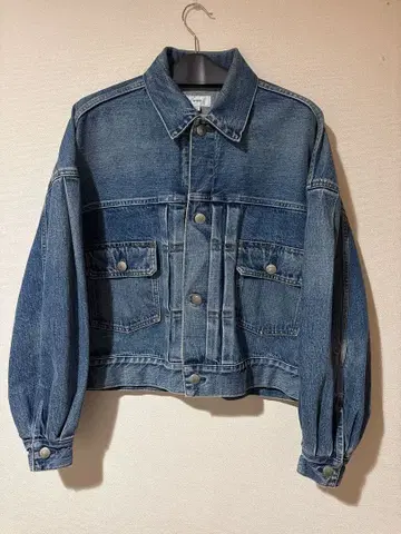 HYKE 하이크 BALLOON SLEEVE DENIM JACKET