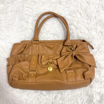 00s 빅 리본 사이드 레이스 핸드백 모리걸 페어리코어