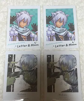 마혈의 음양사 콜라보 카페 letter&moon 미니 포토카드 백로