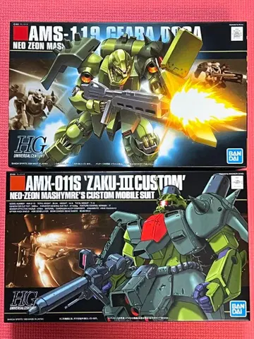 HG AMS-119 기라 도가 & AMX-011S '자쿠 III 개'