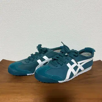 새상품급 오니츠카타이거 멕시코 66 그린 스니커즈 23.0