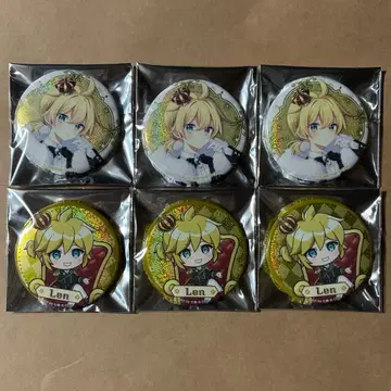 하츠네 미쿠 트레이딩 글리터 캔뱃지 왕국ver. 카가미네 렌