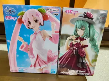 하츠네 미쿠 외출 드레스 REDver 벚꽃 미쿠 피규어 세트