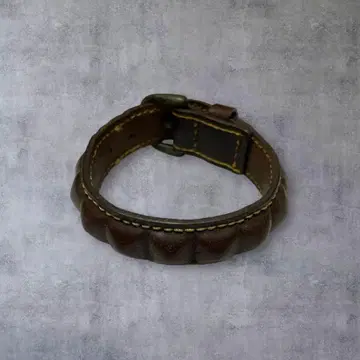 Y2K 아카이브 펑크 레더 스터드 팔찌