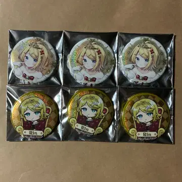 하츠네 미쿠 트레이딩 글리터 캔뱃지 왕국ver. 카가미네 린