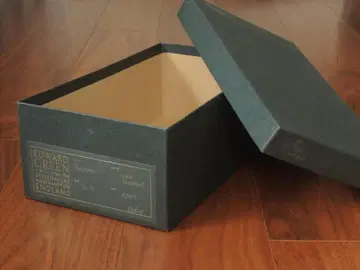 새상품 한정판 복각 컬러 에드워드 그린 정품 슈즈 박스