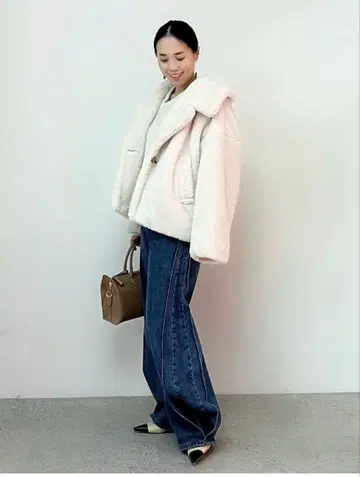 ORR 사이드 플리츠 데님 S