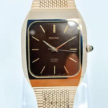 [ 컨디션 최상 ] 시티즌 엑시드 1980년대 쿼츠 스퀘어 CITIZEN