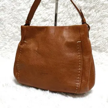 [새상품급] 겐텐 소피체 원숄더 숄더 백 가죽 브라운