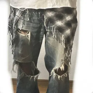 대형 스카프 허리띠 y2k 00s 헤이세이