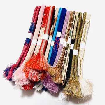 [중고] 순수 실크 허리띠 13개 묶음 판매 1