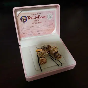 세오도어 루즈벨트 협회 공인 TeddyBear 크리스탈 스트랩