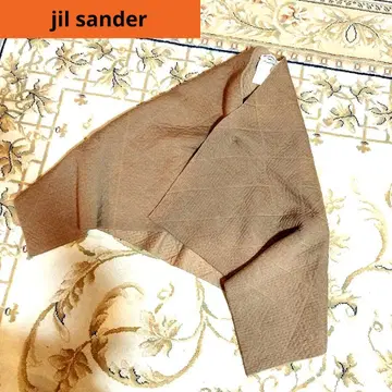 jil sander 퀼팅 울 머플러 판초 스카프