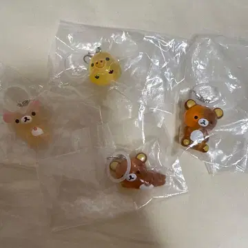 [ 익명 배송 ] 리락쿠마 클리어 마스코트 참 메지루시 세미 컴프