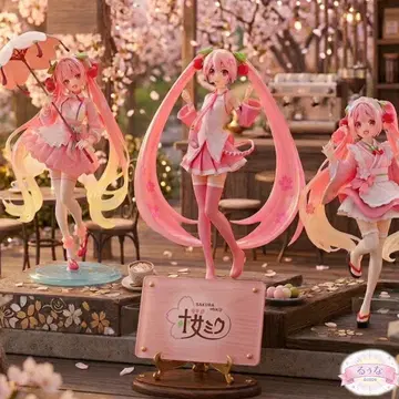 하츠네 미쿠 시리즈 벚꽃 미쿠 피규어 3개 세트