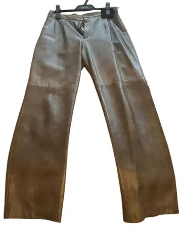 ROZEN FUR / 로젠퍼 램 가죽 팬츠 사이즈 40 일본제