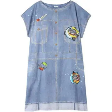 M 와코루 츠모리치사토 쓰리 튜닉 룸웨어 원피스