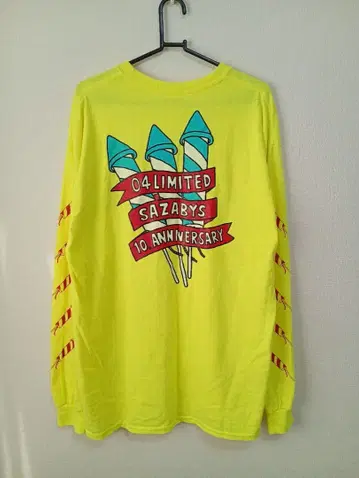 04LimitedSazabys 10주년 XL 사이즈 포리미