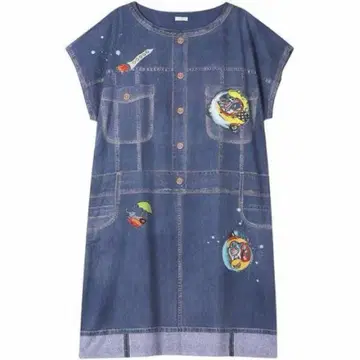 M 와코루 츠모리치사토 쓰리 튜닉 룸웨어 원피스 KO