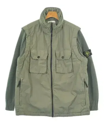 STONE ISLAND 밀리터리 블루종 남성용