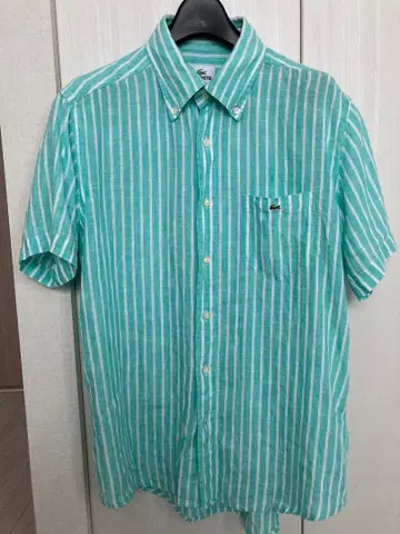 라코스테 반팔 린넨 셔츠