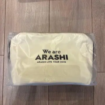 새상품 아라시 ARASHI LIVE TOUR 2026 리버서블 파우치