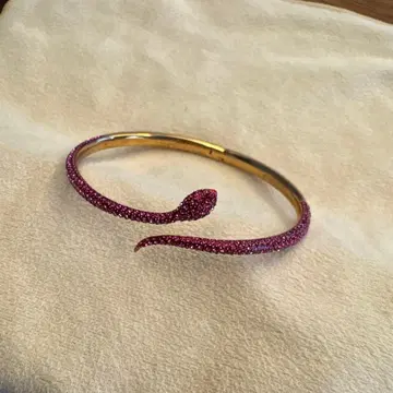 스와로브스키 뱀 뱅글