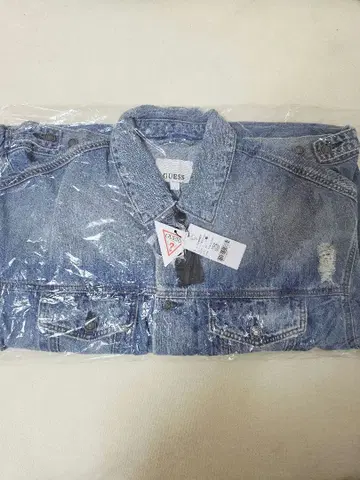 GUESS 데님 자켓 L 현진 팬미팅 착용 모델