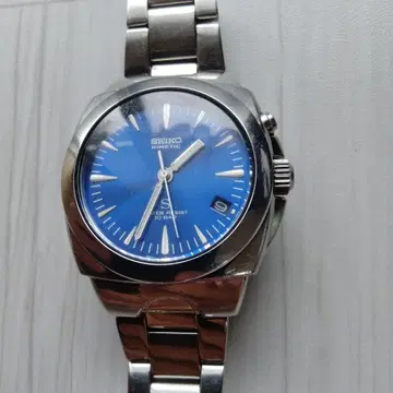 SEIKO 5M42-0F30 키네틱 파랑 다이얼 손목시계 쿼츠