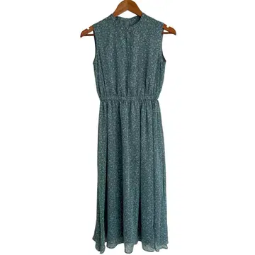 NATURAL BEAUTY 꽃무늬 원피스 S 롱 기장 슬리브리스