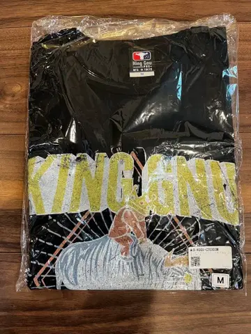 King Gnu CEREMONY 래글런 티셔츠 블랙 M 사이즈