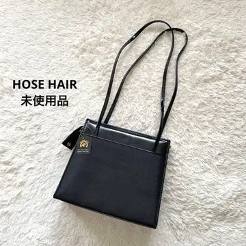 호스 헤어 숄더백 블랙 포멀백 토트백