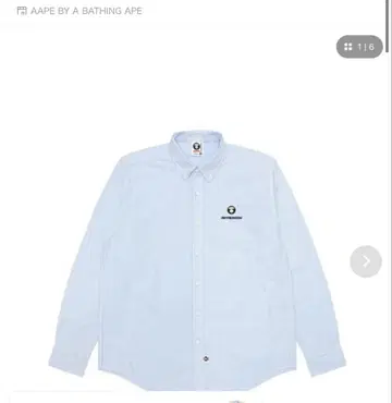 AAPE NOW LONG SLEEVE SHIRT 셔츠