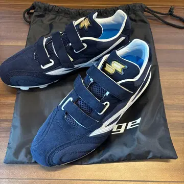 미사용 새상품 SSK 프로 엣지 스파이크 네이비/화이트