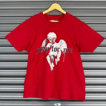 NOVA MEN 레드 엔젤 프린트 T셔츠