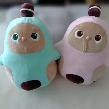 Lovot 봉제 인형 민트와 핑크