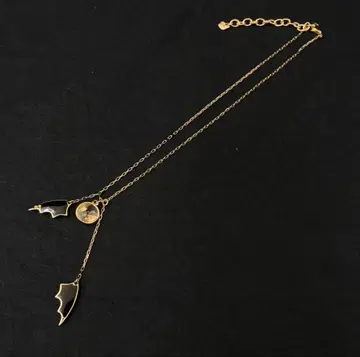 스와로브스키 펜던트 목걸이 박쥐