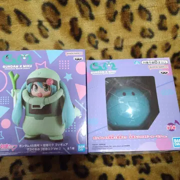 GUNDAM x MIKU 피규어와 스피커 세트