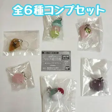 컴프 뽀봇토 씨의 한 입 점토 도감 메지루시 액세서리 전 6종 세트