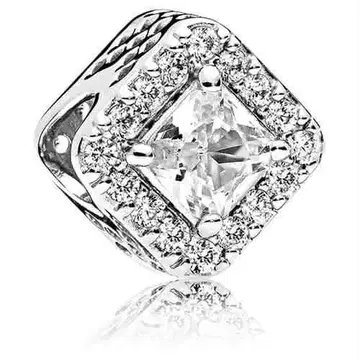 Pandora 실버 925 다이아몬드 컷 참