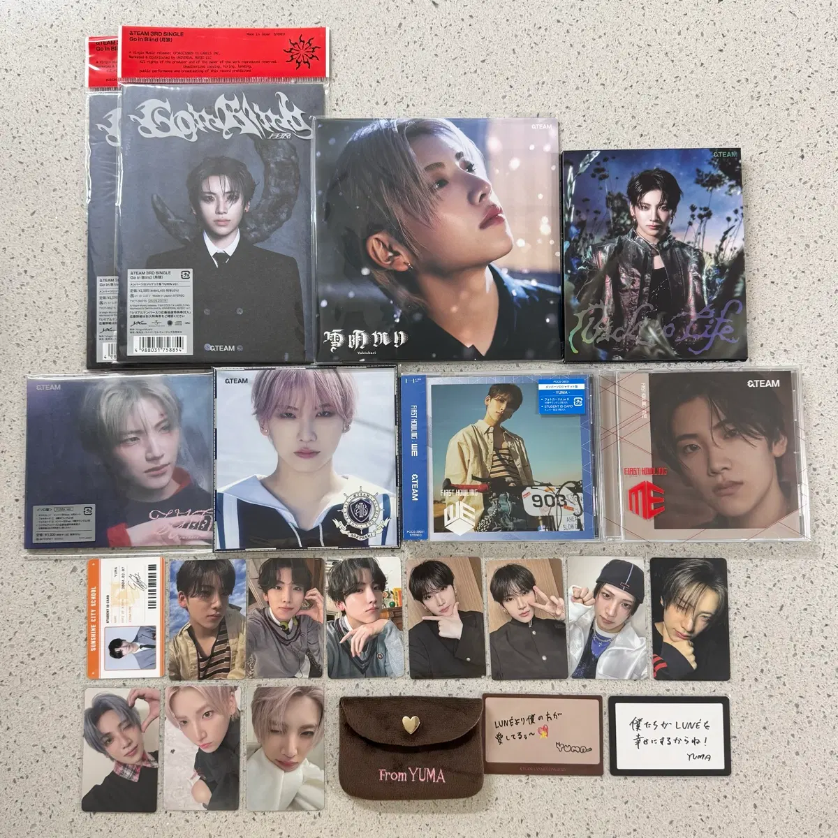 Bulk sale) &team yuma poca vahn unsealed album wts &teamyumapoca