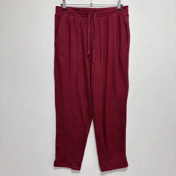 란즈엔도 리브 와이드 스트레이트 M 보르도 폴리에스테르 홈웨어 여자