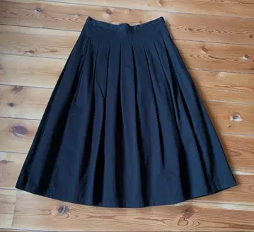 GRANDMA MAMA DAUGHTER 블랙 플리츠 스커트 사이즈 1 면