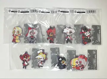 해즈빈 호텔 캡슐 러버 마스코트 9종 세트