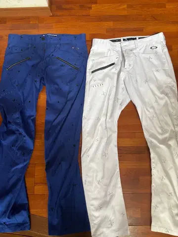 오클리 OAKLEY 골프 자수 패턴 팬츠 2개 33