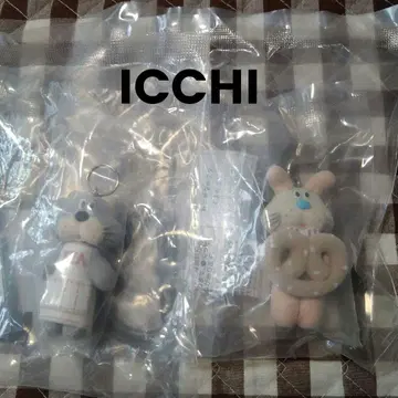 미개봉 ICCHI 카라비너 마스코트 참 프레첼 고양이 토끼