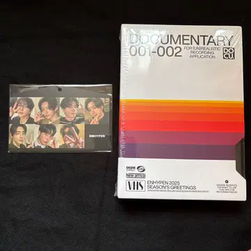 ENHYPEN 2025 시즌 그리팅스 VHS