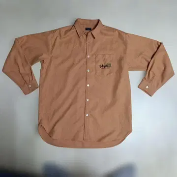 BACK NUMBER Mojito 자수 긴팔 셔츠 브라운 베이지 M