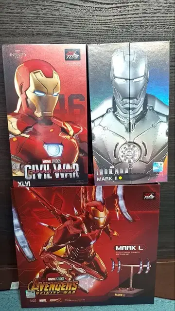 zdtoys 아이언맨 3체 묶음 판매