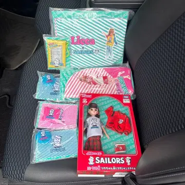 세일러즈 리카짱 제일복권 라스트상 빨간색 바시티 자켓 스타일 리카짱 인형